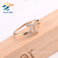 AAA level zirconia diamonds wholesale jewelry twelve constellations lucky Gemini ring